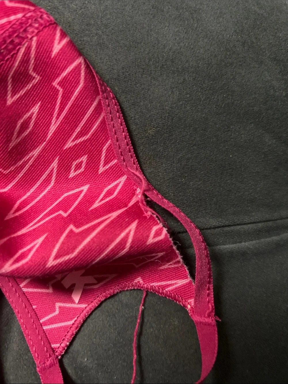Adidas x Ivy Park Pink & Brown Monogram Mask